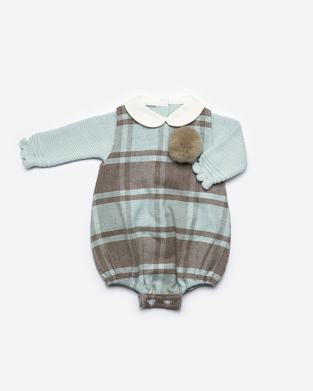 Pelele cuadros con jersey Art. j4108 - Imagen 2