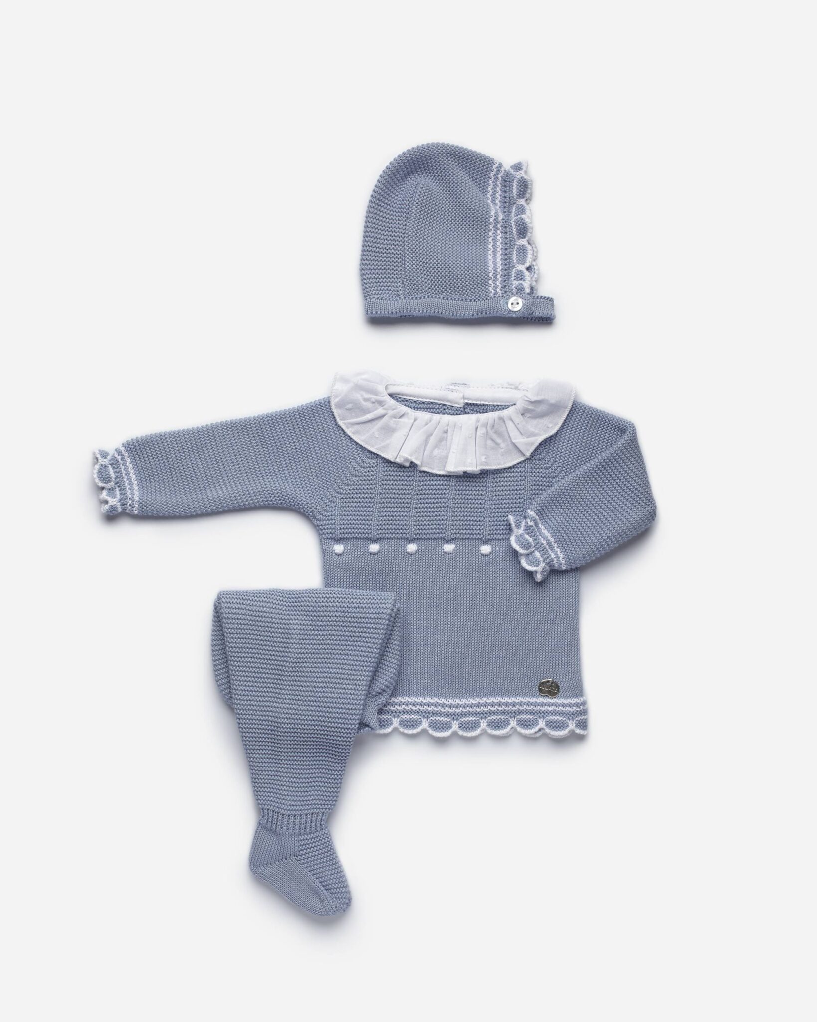 Conjunto polaina hilo Art. J5054 (color verde agua)