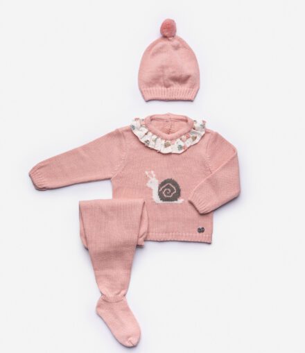 Conjunto polaina con gorrito Art. J6062 caracol
