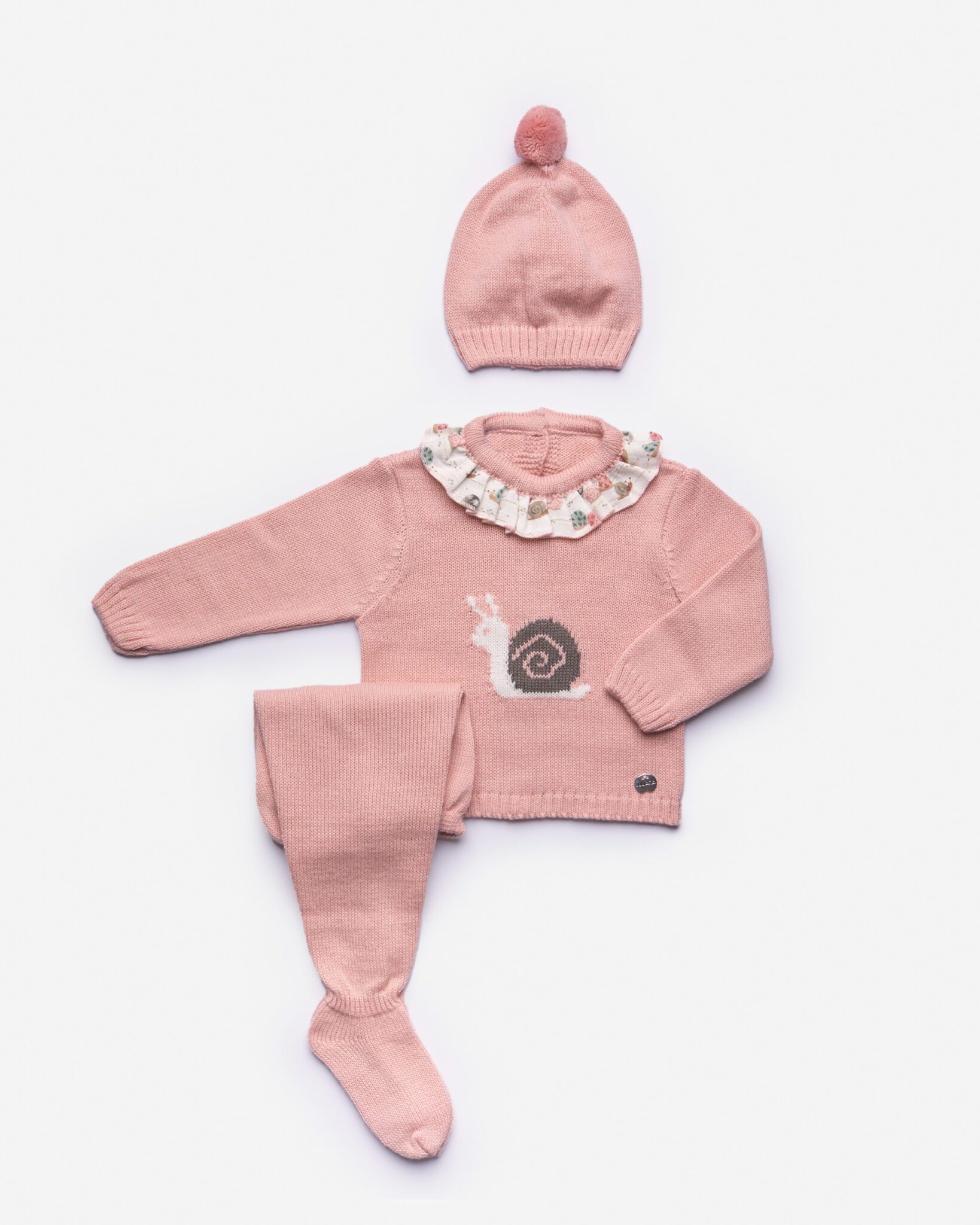 Conjunto polaina con gorrito Art. J6062 caracol