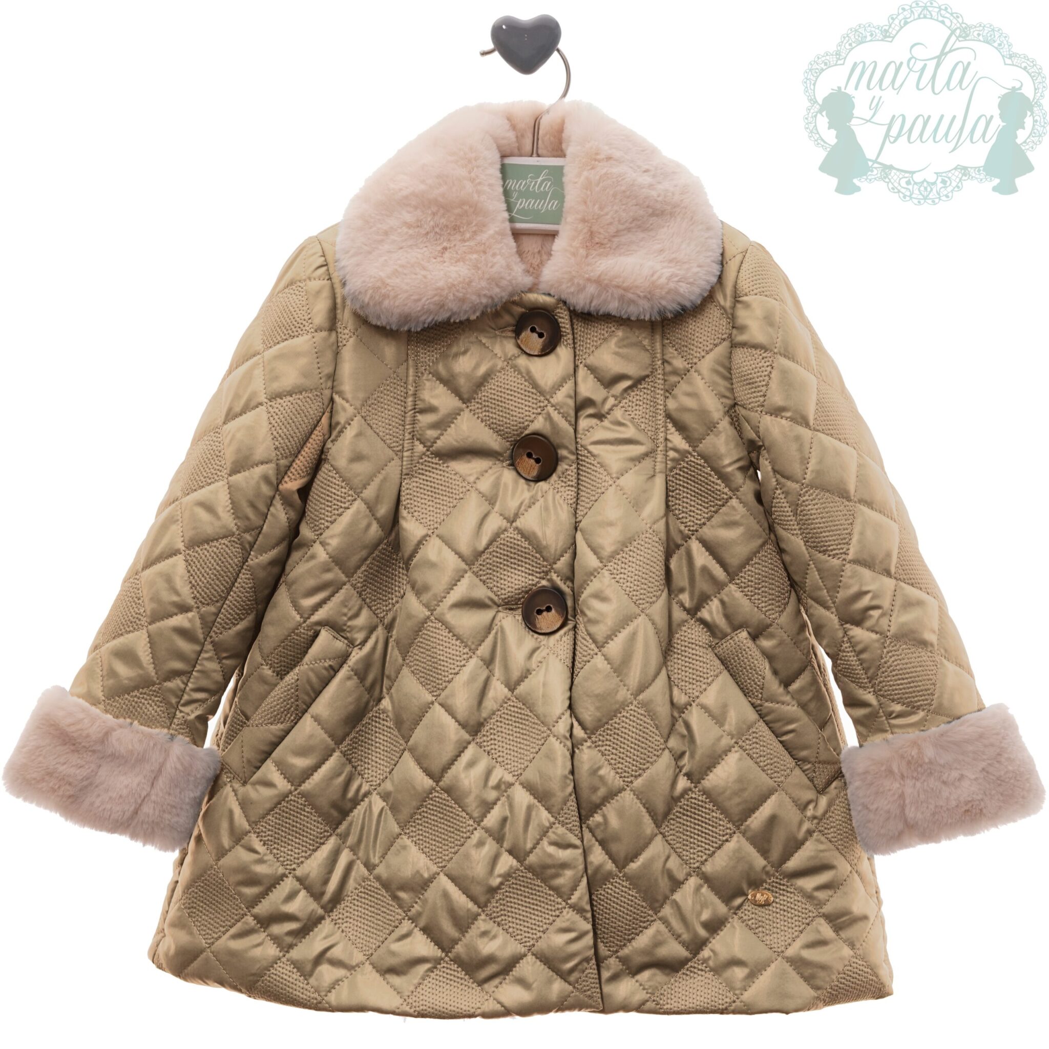 Abrigo camel Art. 4015 (pelito interior)