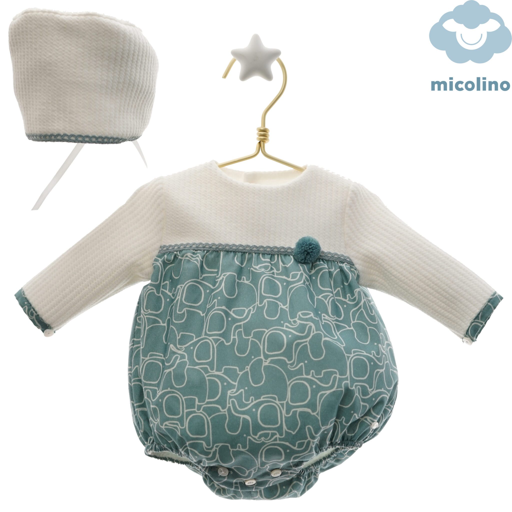 Pelele con capota Art. 9001 Familia Agata (tallan pequeños)