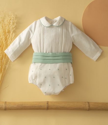 Conjunto bebé con fajín Art. 23624