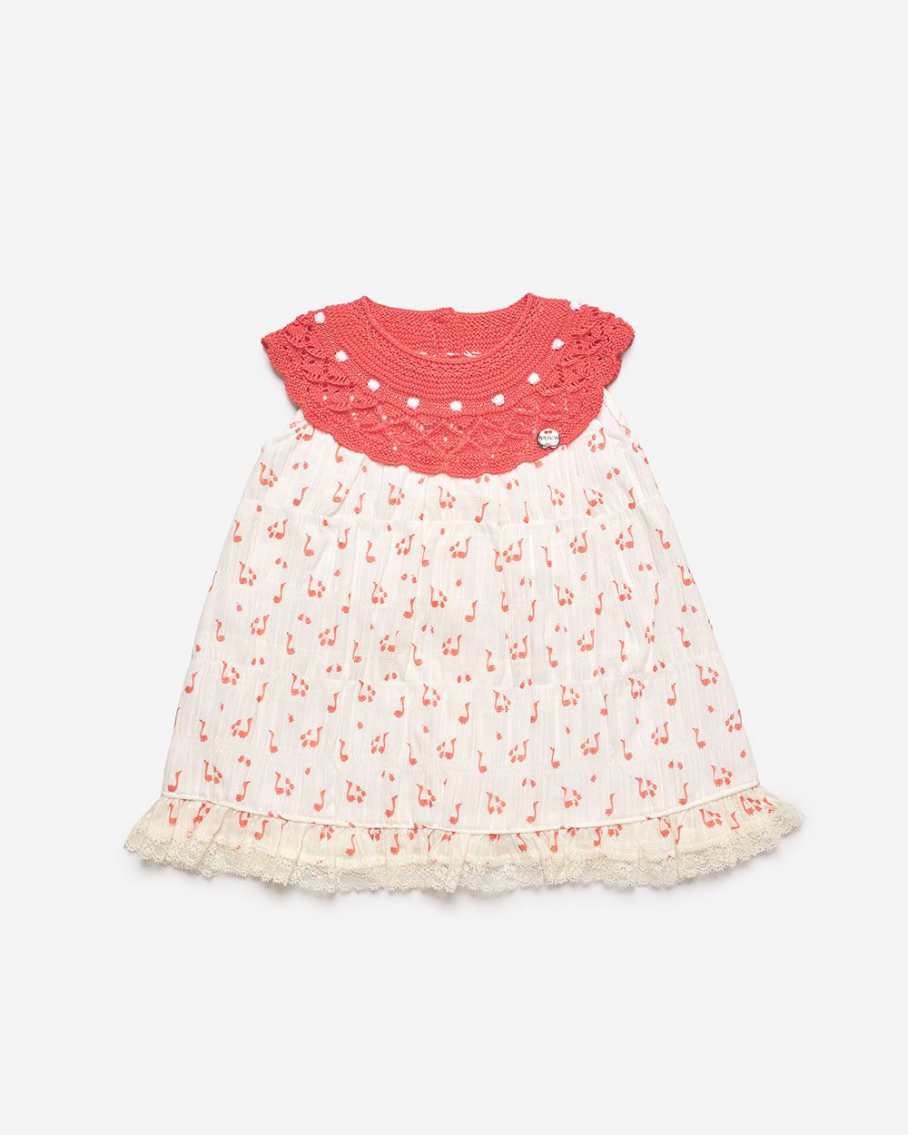 Vestidito Art. J7120 Familia Patitos (color cielo)