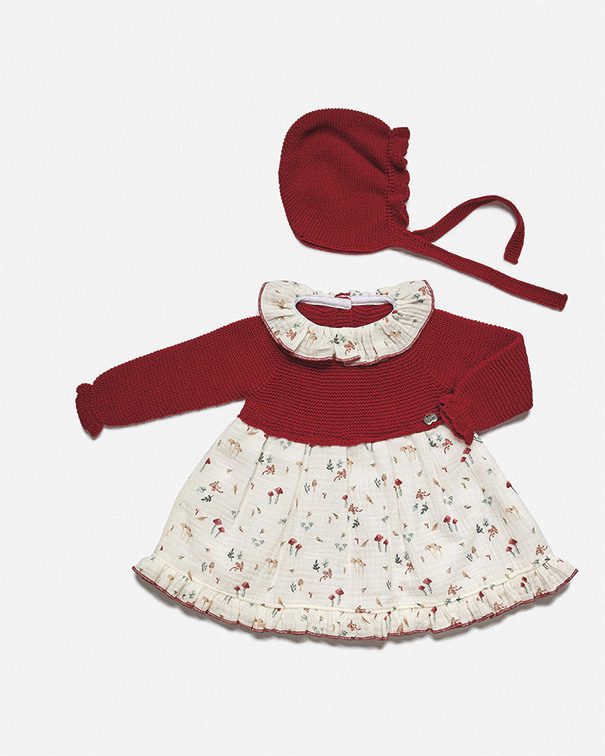 Vestidito setas con capota Art. J8159