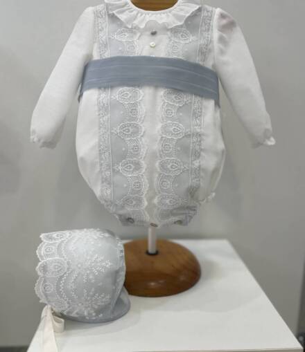 Pelele con capota Art. 700104 Familia gris