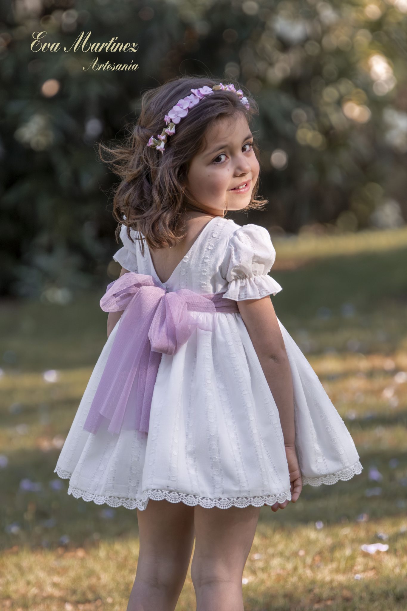 Vestido Art. 381011 CBG 101 Familia Iman (manga al codo) - Imagen 2