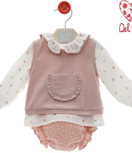 Conjunto ranita camisa y chaleco Art. 1839 Familia Entretelas