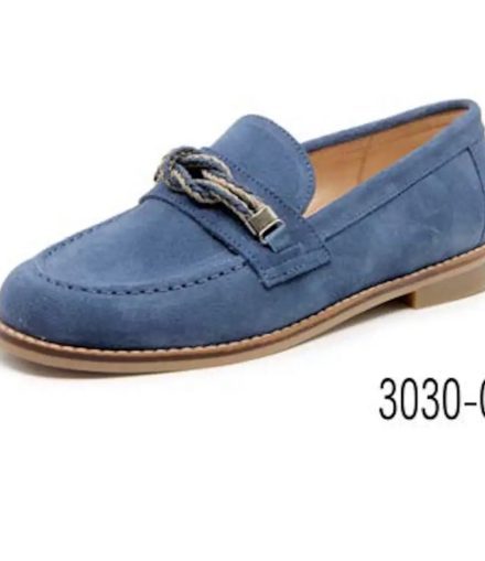 Zapato afelpado Art. 3030-C azul azafata