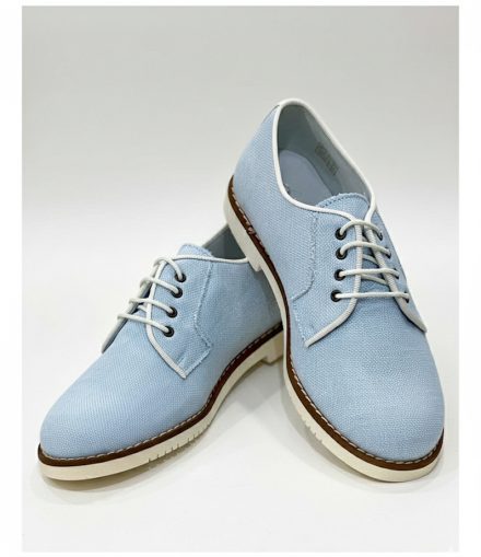 Zapato Art. 650-401-1568 Lino Tex Celeste